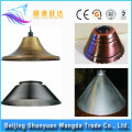 China Spining alta qualidade Metal Desk lâmpada sombra cobrir peças, tampa da lâmpada de mesa